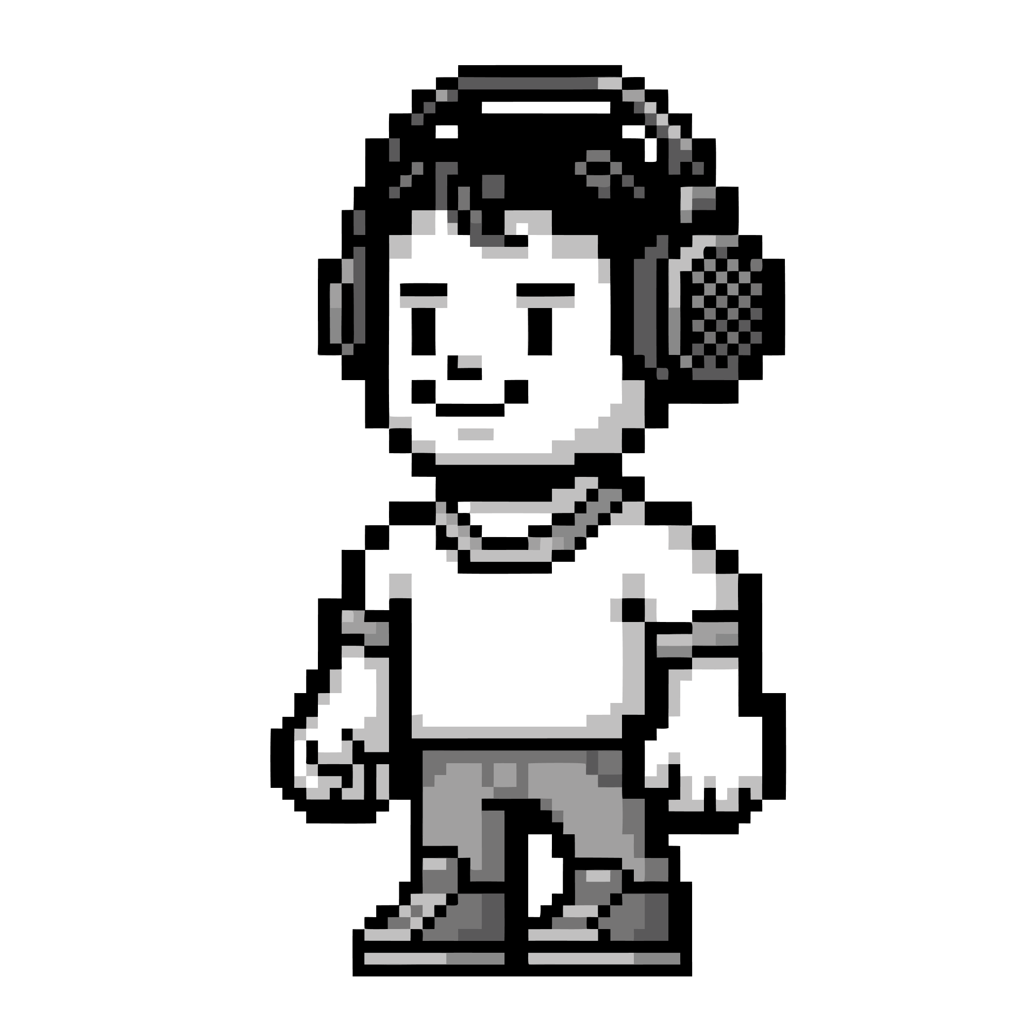 Pixel character